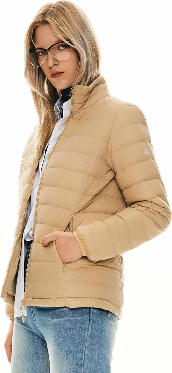 Lightweight Packable Down Jacket for Women