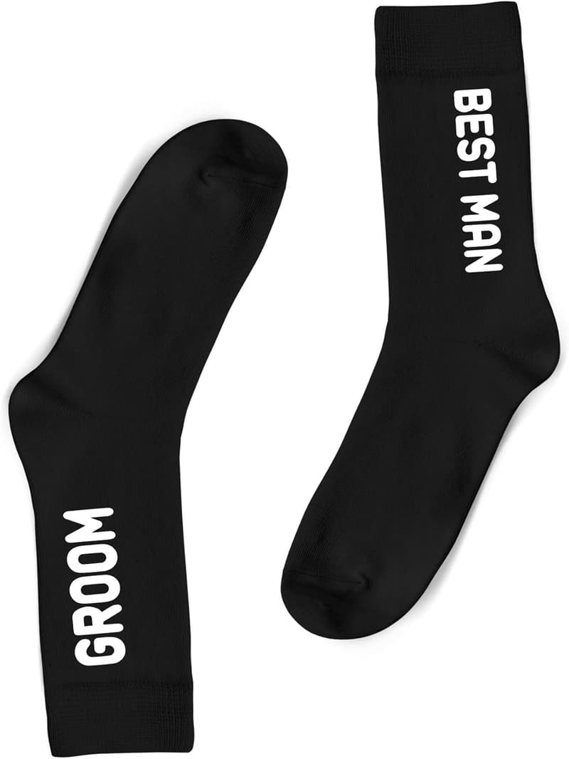 Groomsmen Proposal Socks - 7/8/10 Pack for Wedding Party