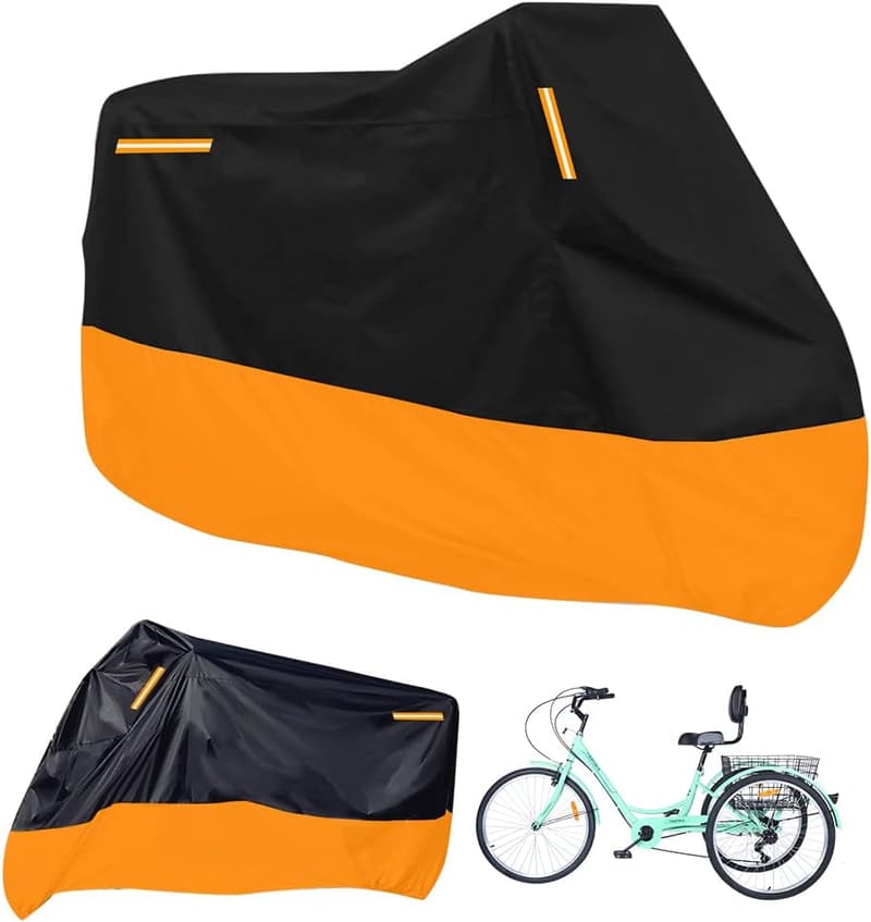 Tricycle Cover for 3-Wheel Bikes & Motorcycles, 104