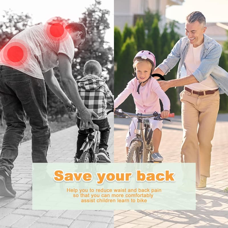 Children's Bike Safety Trainer Handle Push Bar
