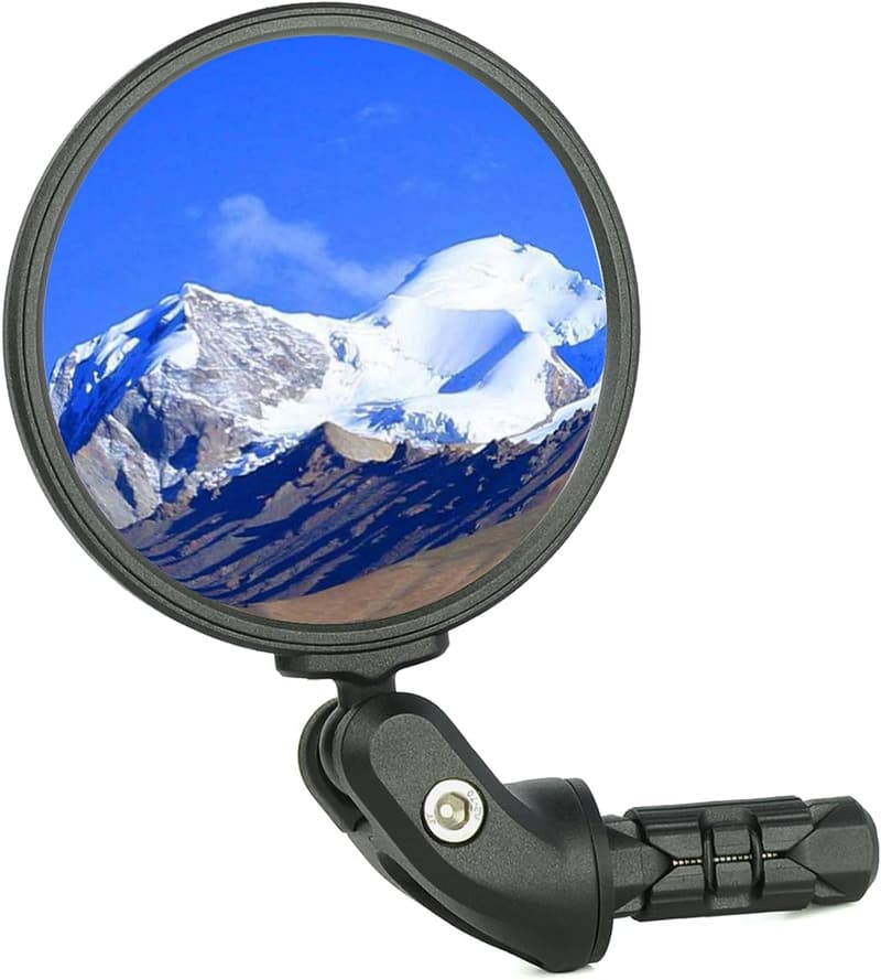 Bicycle Rearview Mirror with HD Glass Convex Lens