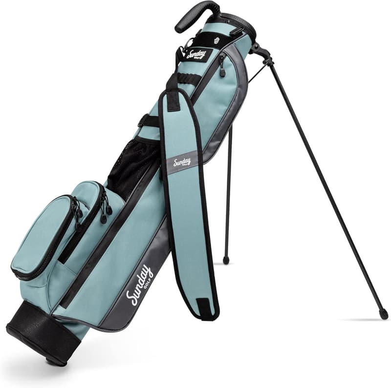 Lightweight Sunday Golf Stand Bag with Strap - 31 Inches