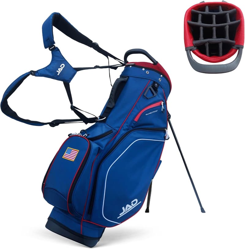Premium Golf Stand Bag for Men & Women - 14-Way Dividers, Lightweight & Water Resistant