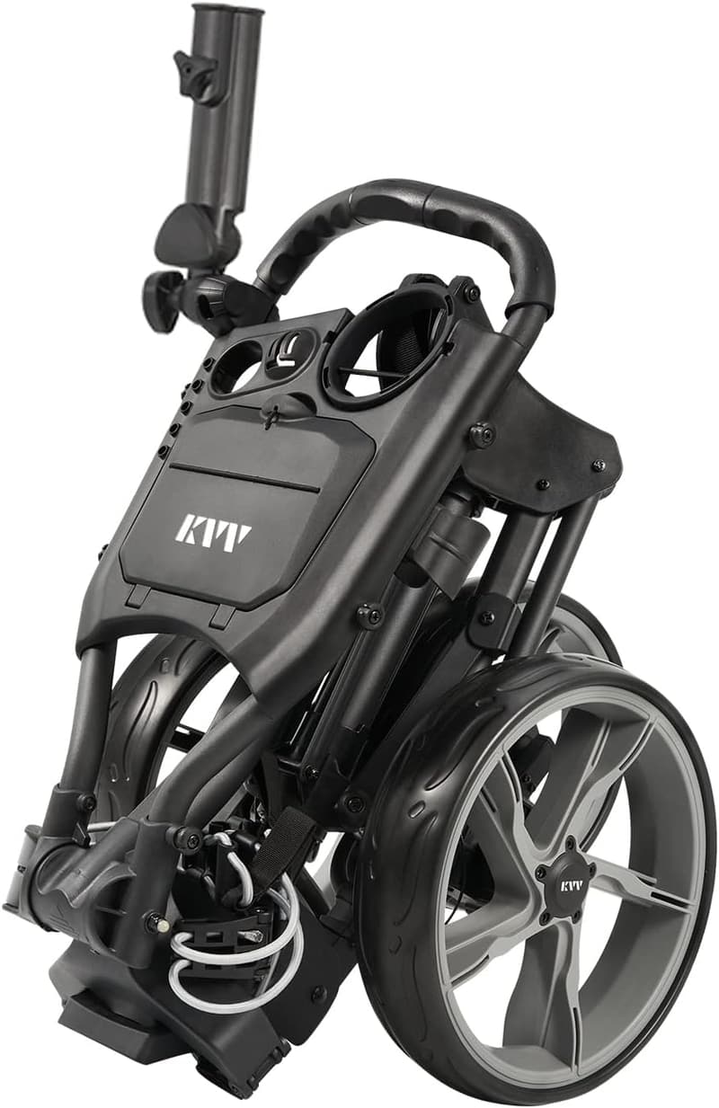 Ultra Lightweight 3-Wheel Golf Push Cart with Scorecard Holder