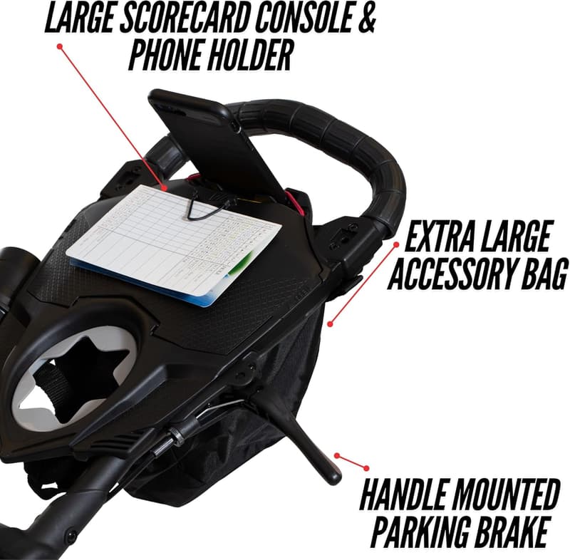 Nitron Push Cart for Golf - Lightweight & Durable