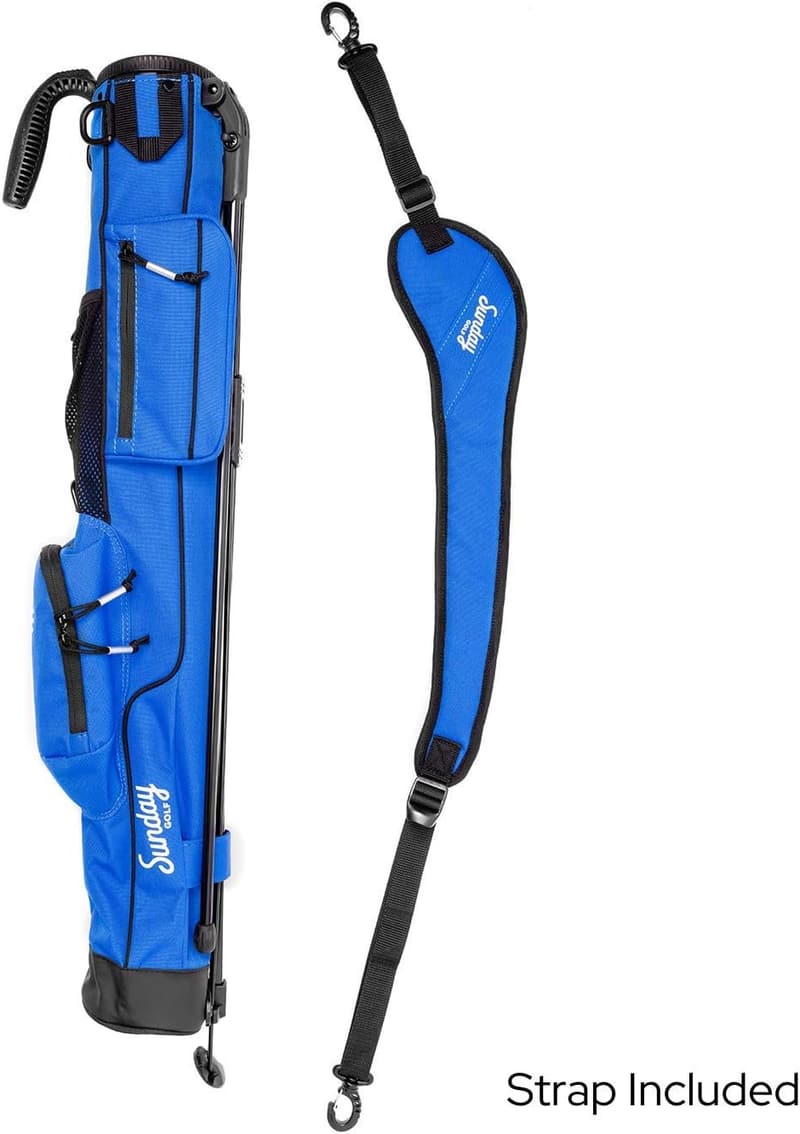 Lightweight Sunday Golf Bag with Strap & Stand – 31.5 inches Tall