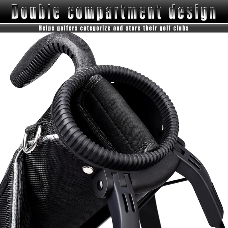 Premium Lightweight Golf Bag with Stand & Strap for Driving Range