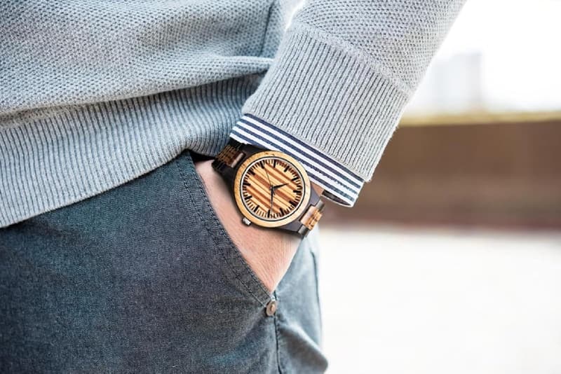 Custom Engraved Wooden Watch - Perfect for Men's Anniversaries