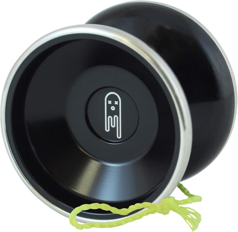 Professional Black Bi-Metal Aluminum & Steel Trick Yoyo