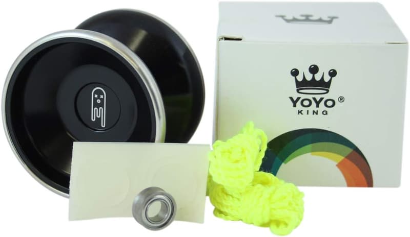 Professional Black Bi-Metal Aluminum & Steel Trick Yoyo