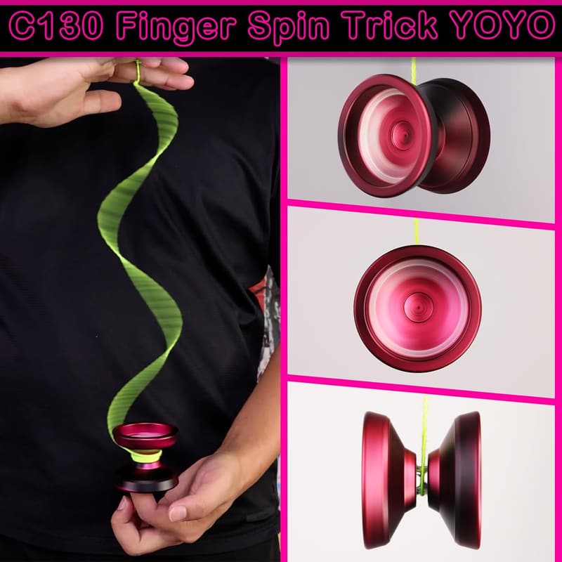 Professional Responsive Yo-Yo for Kids 8-12 & Adults - Black Pink