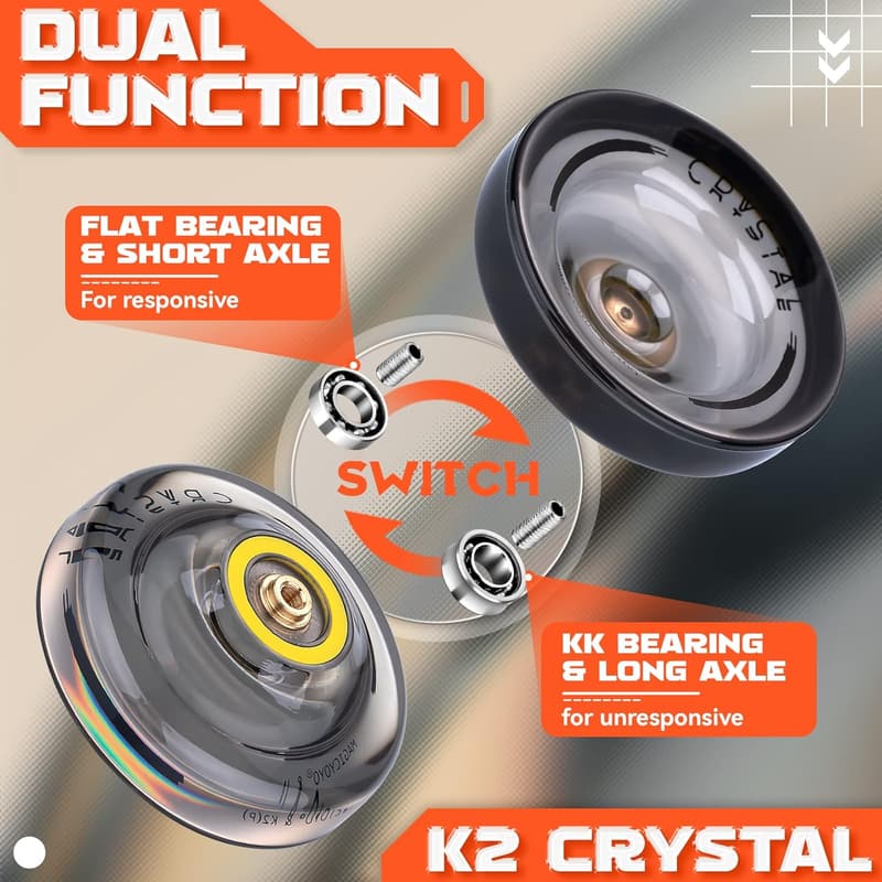 Professional Black Yo-Yo with Extra Bearing & Accessories for Kids