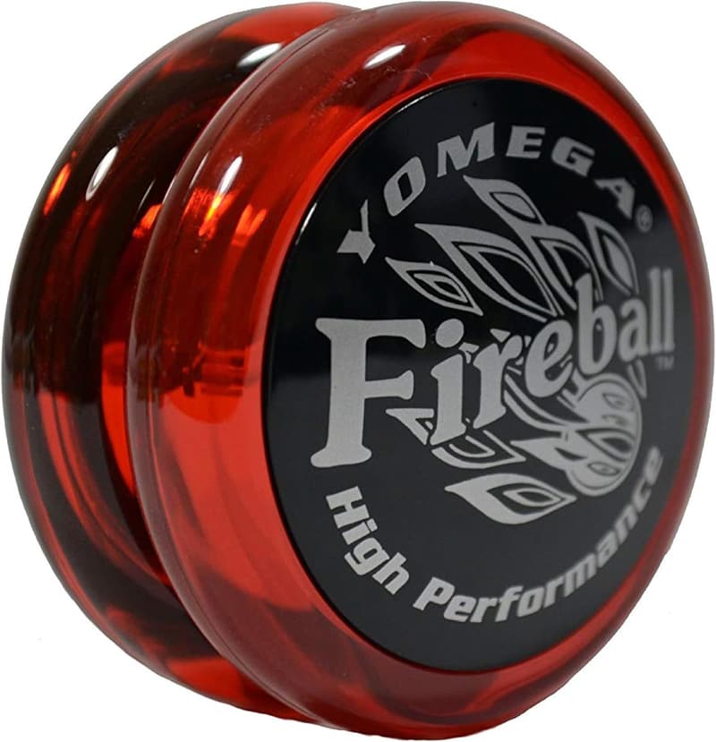 High-Performance Yomega Fireball Yo-Yo for String Tricks - Red/Black