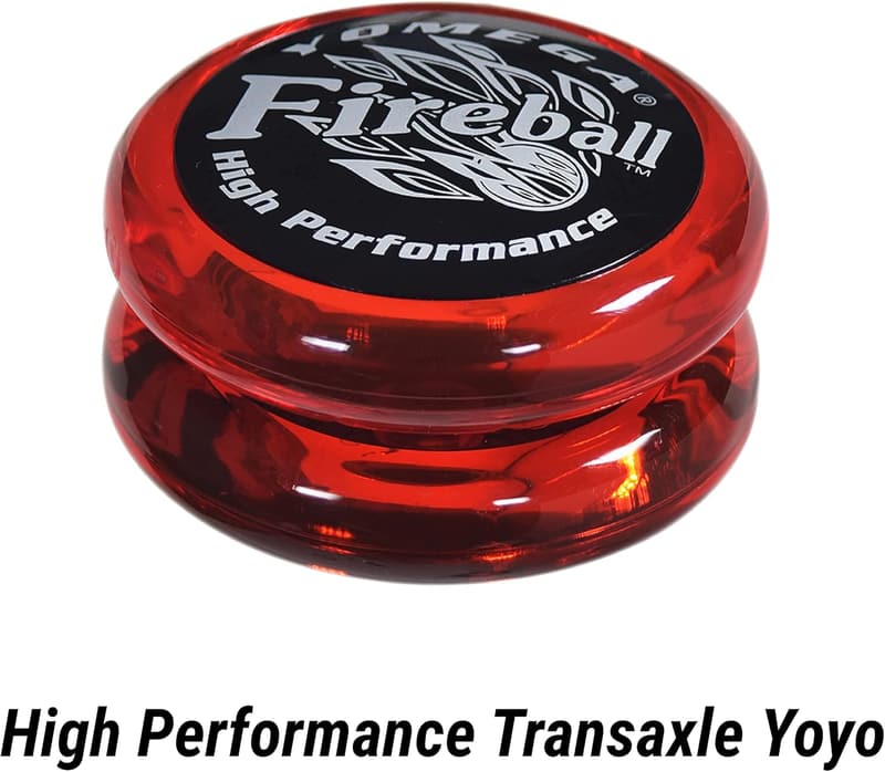 High-Performance Yomega Fireball Yo-Yo for String Tricks - Red/Black