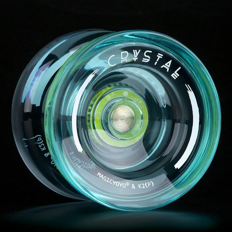 MAGICYOYO K2 Responsive Yo-Yo - Smooth Spins for Kids - Crystal Green