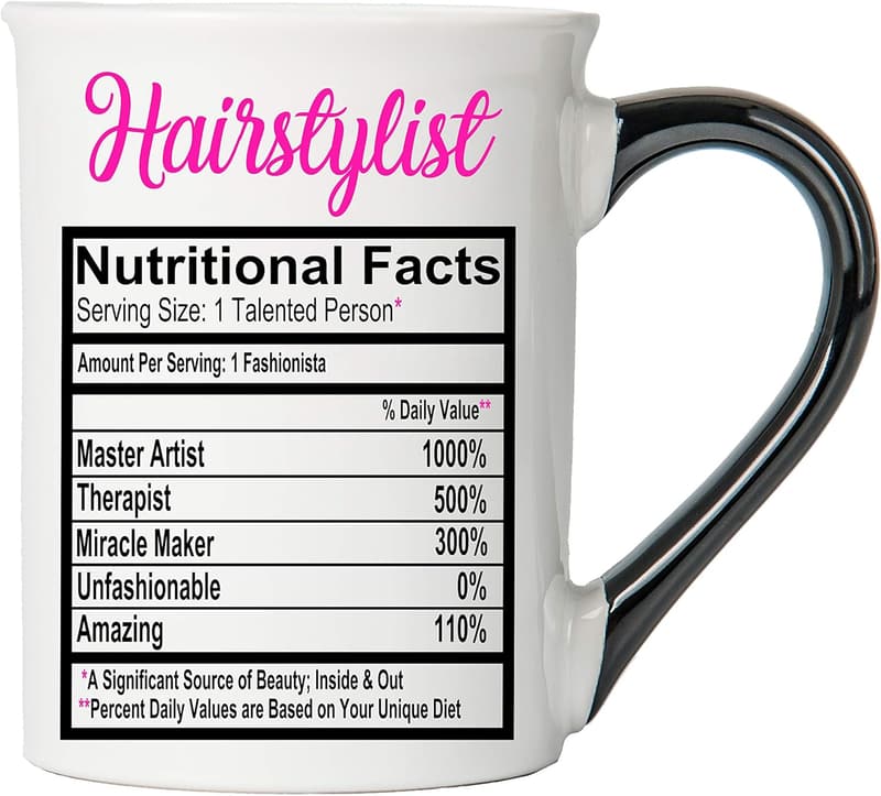 Hairstylist Mug - 16 oz Ceramic, Microwave Safe Gift