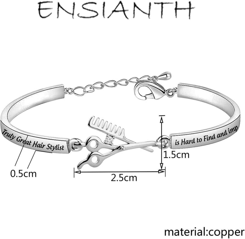 Cosmetologist Bracelet Gift for Hair Stylists