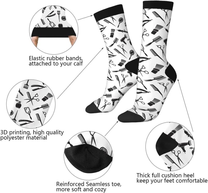 Novelty Dachshund Socks with Contrast Color Design for Dogs Lovers