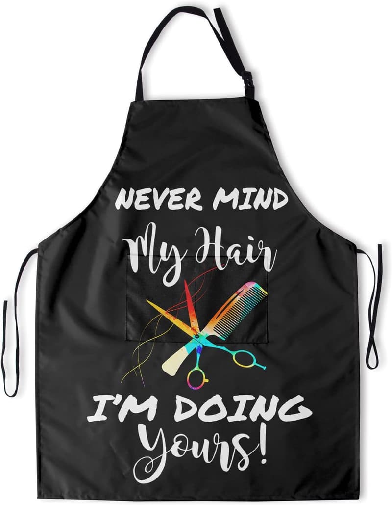 Funny Hairstylist Apron for Women - Hair Cutting Salon Gift