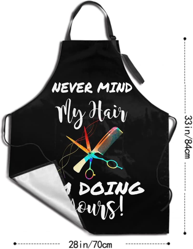 Funny Hairstylist Apron for Women - Hair Cutting Salon Gift