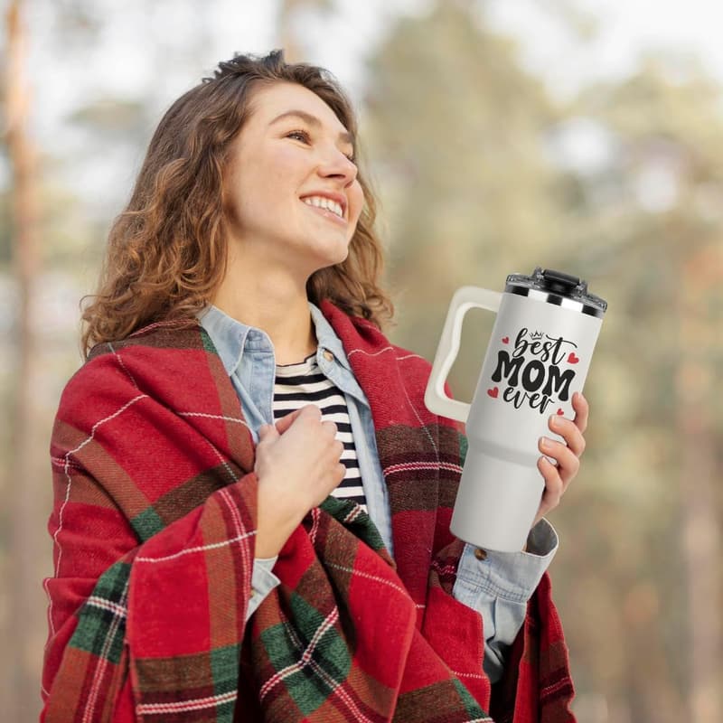 Funny Mother's Day 40oz Tumbler for Mom - Best Mom Ever Design