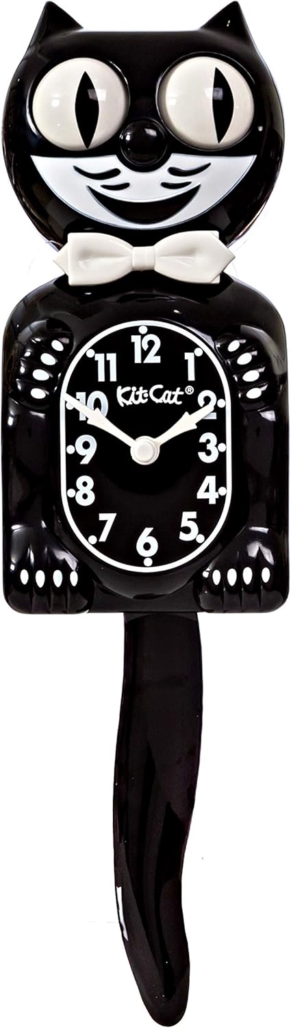 Kit Cat Klock Classic Black Vintage Cat Clock