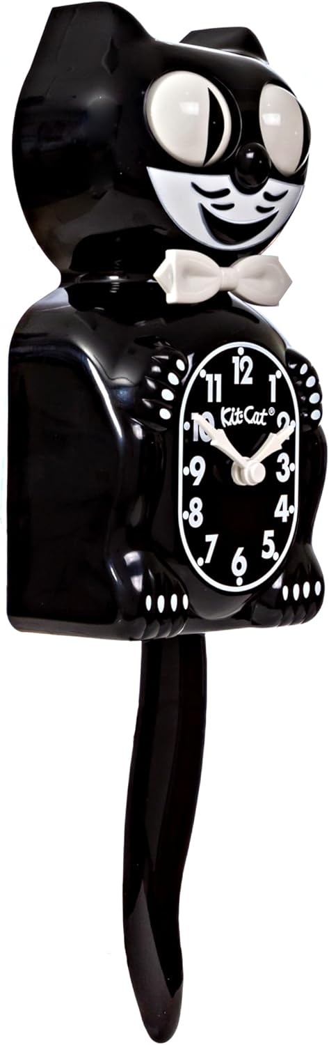 Kit Cat Klock Classic Black Vintage Cat Clock
