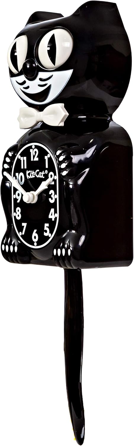Kit Cat Klock Classic Black Vintage Cat Clock