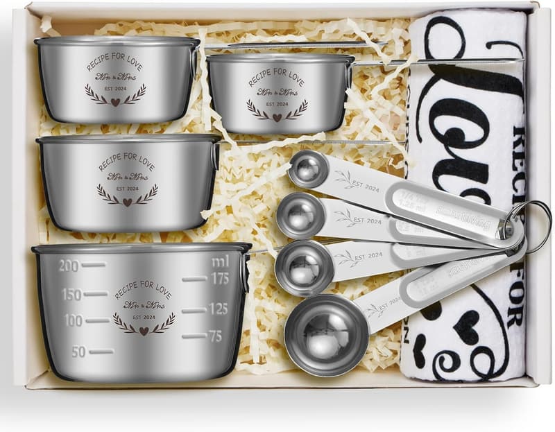 Wedding Gifts for Couples 2024 - Bride Gift Set with Kitchenware