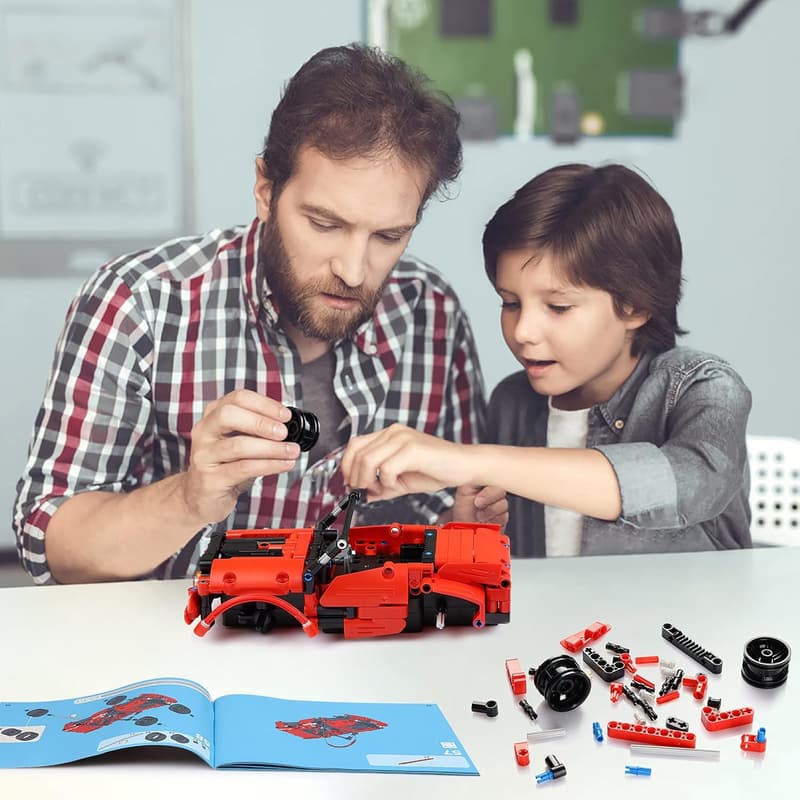 Remote Control Racing Car Building Kit - Birthday Gift for Kids