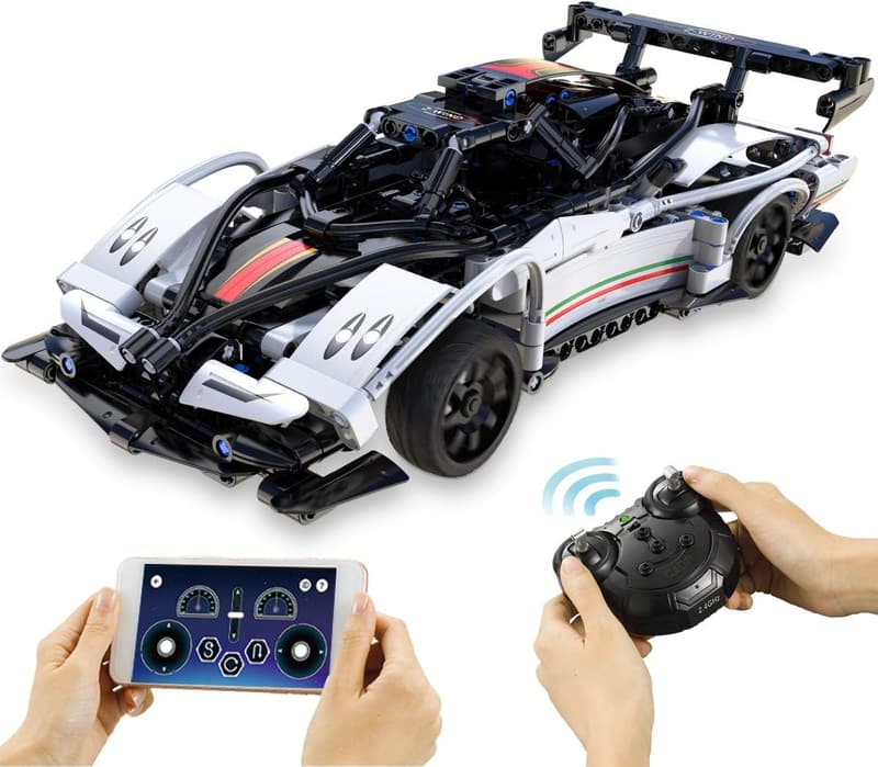 STEM Building Toys for Kids 6-12 - 457PCS RC Race Car Set