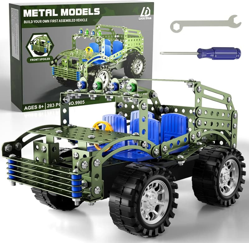 STEM Model Truck Building Set for Kids Ages 8-12
