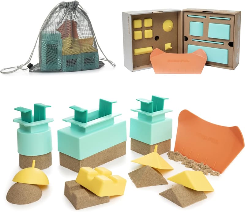 Travel-Friendly Sand & Snow Toy Set for Kids Ages 3-12