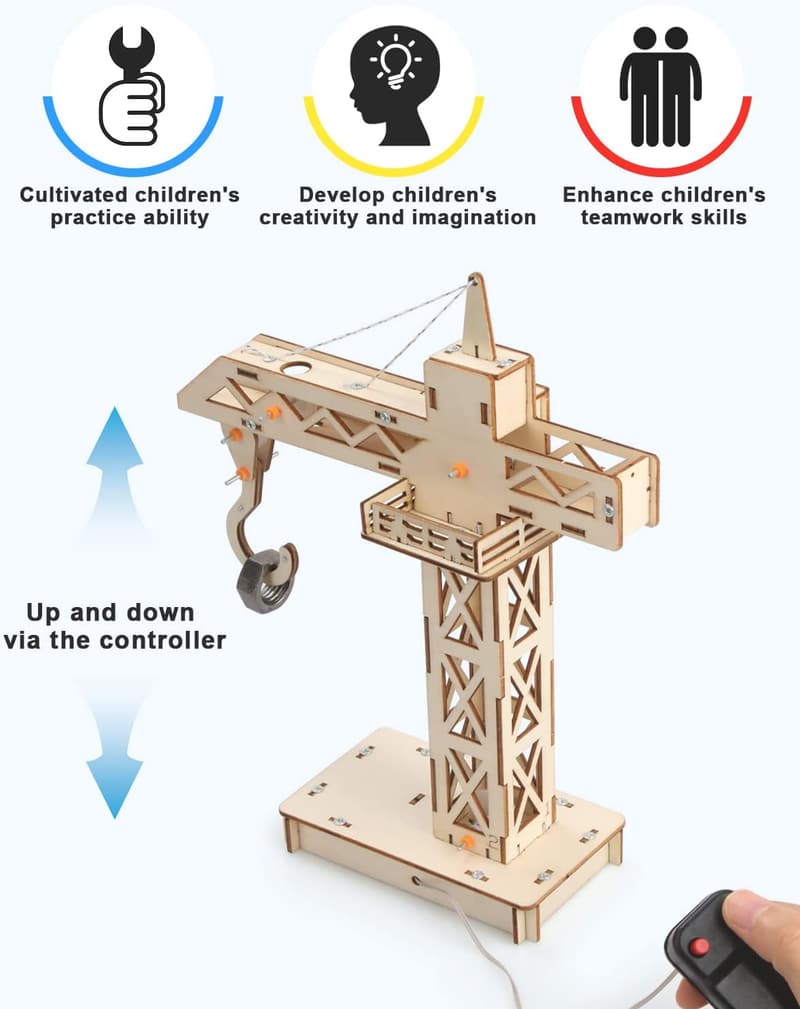 STEM Building Kits for Kids 8-12 | 3D Wooden Puzzles & Crafts