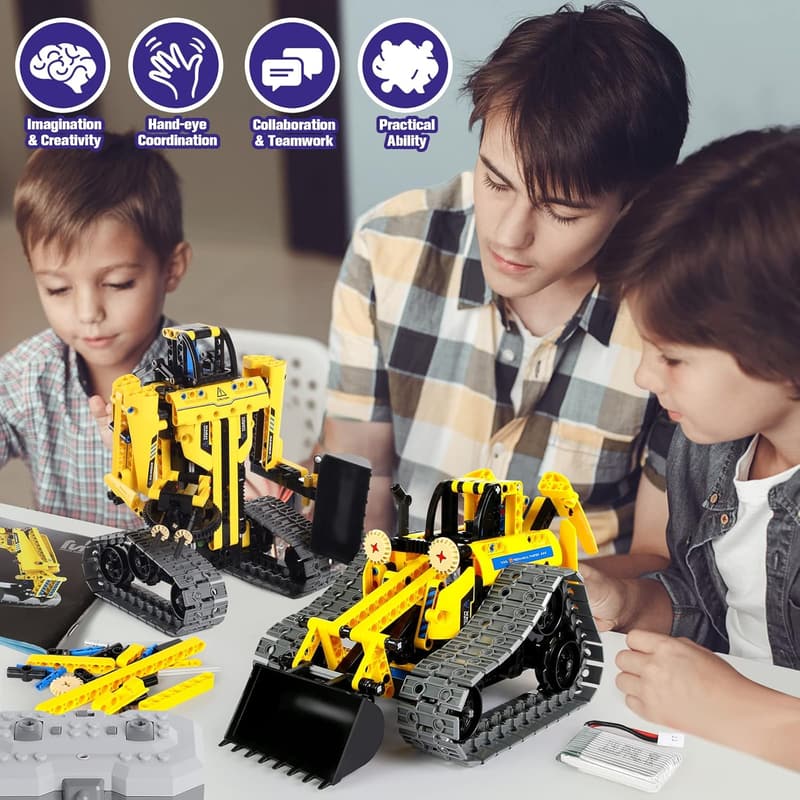 STEM Robotics Kit: 5-in-1 Building Toys for Ages 6-14