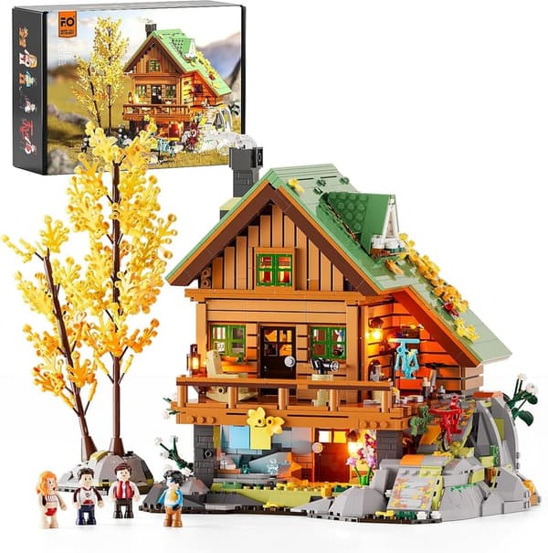 Mountain House LED Building Brick Set for Adults & Teens