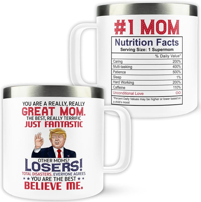 Mother's Day Coffee Mug for Moms - 14 Oz White Gift