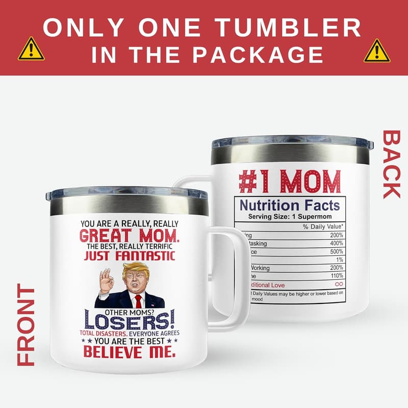 Mother's Day Coffee Mug for Moms - 14 Oz White Gift