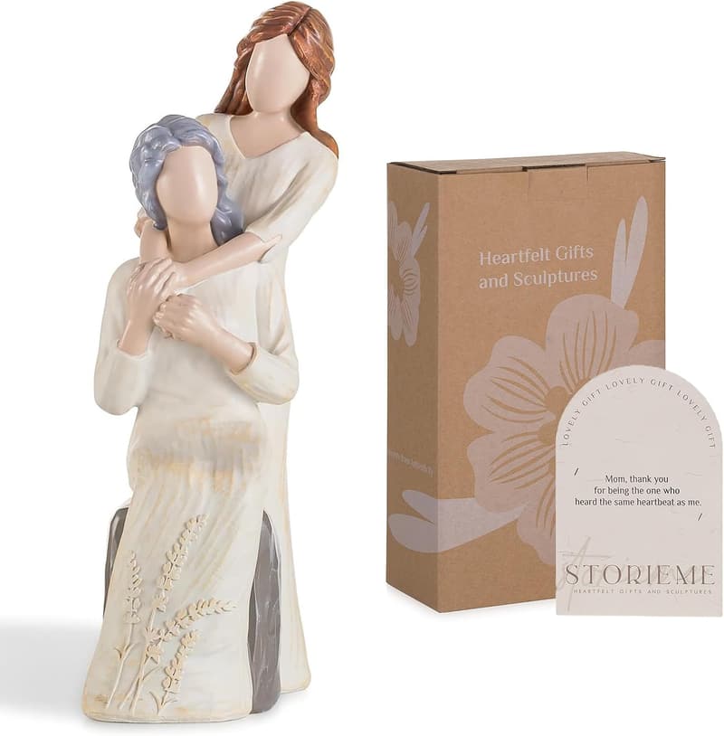Mom Figurine Statue - Heartwarming Gift from Daughter