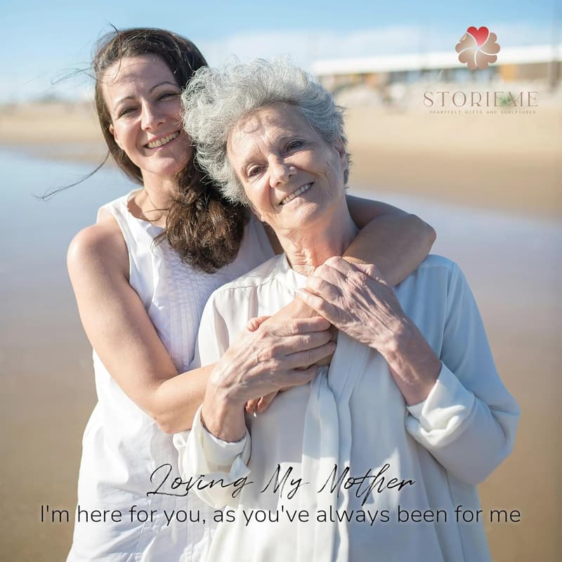 Mom Figurine Statue - Heartwarming Gift from Daughter