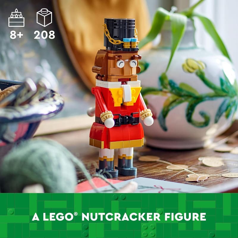 LEGO Nutcracker Building Toy for Kids - Christmas Decor