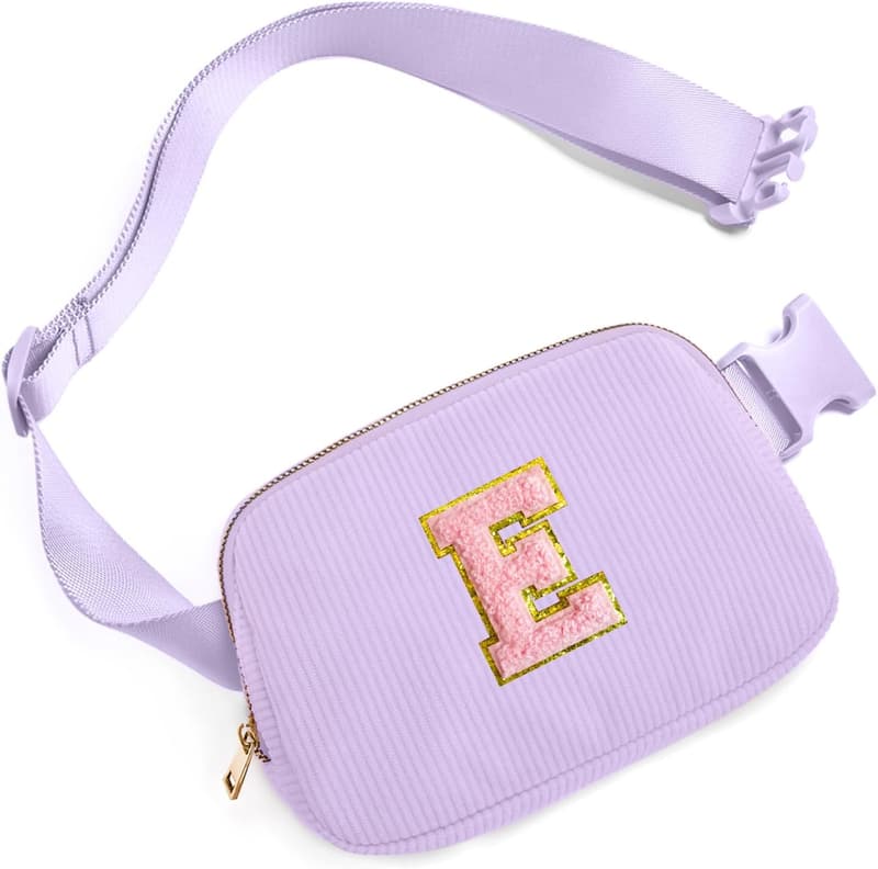 Trendy Personalized Initial Fanny Pack for Girls Ages 10-16
