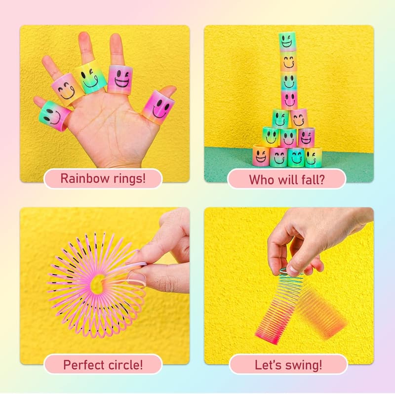 Mini Spring Party Favors for Kids - 24 Goodie Bag Stuffers