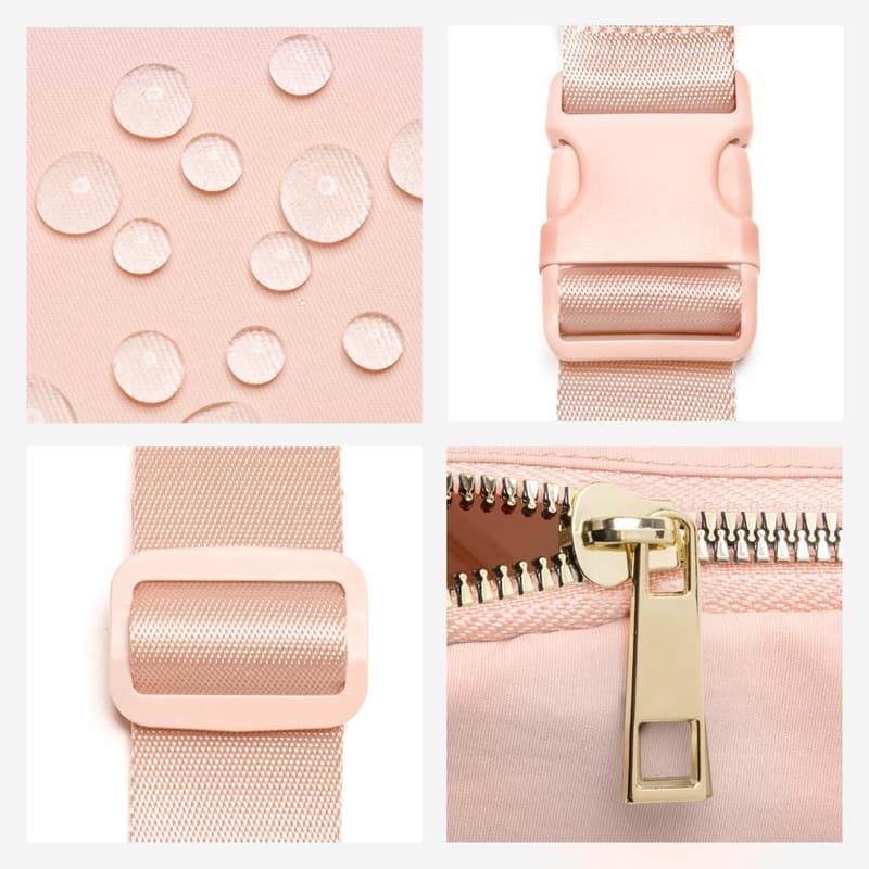 Personalized Coral Pink Fanny Pack for Girls’ Birthday