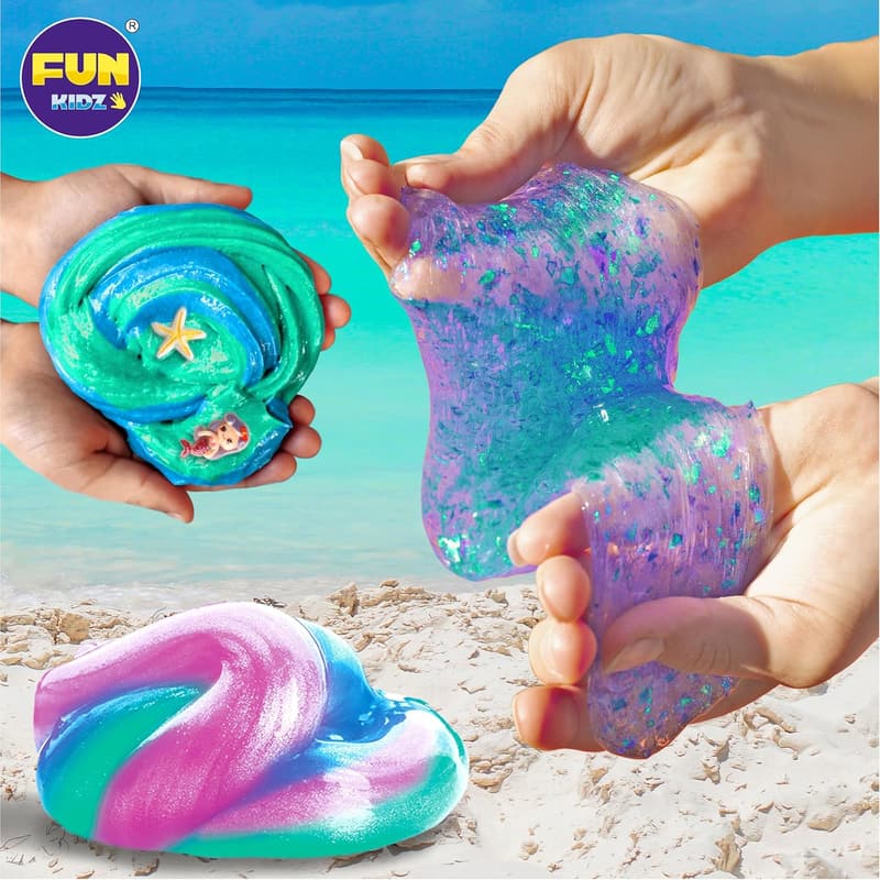 Mermaid Shimmer Slime Kit for Girls Age 8-12