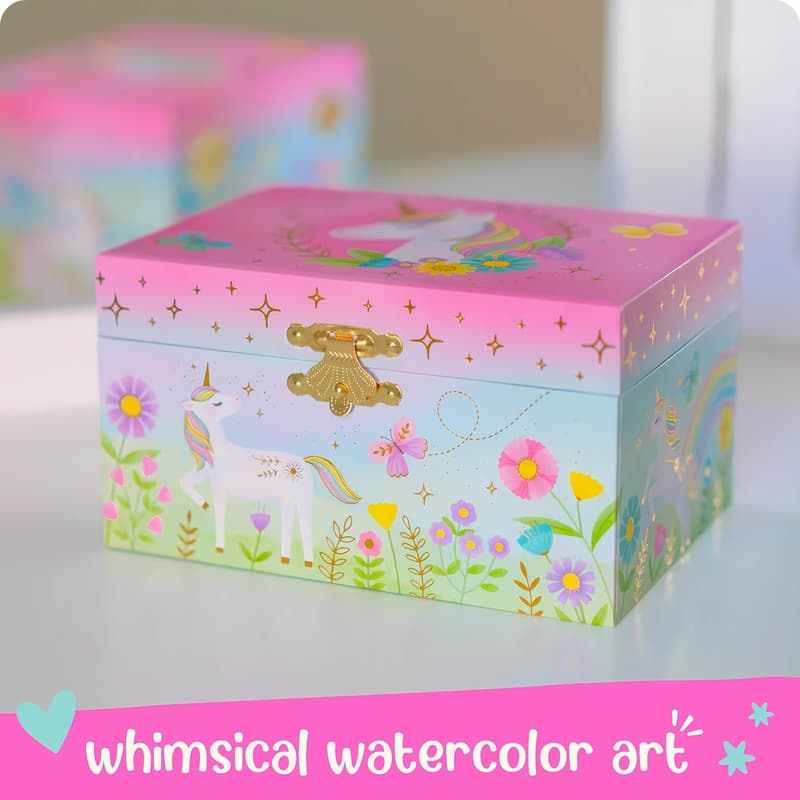 Unicorn Musical Jewelry Box for Girls - Easter Gift