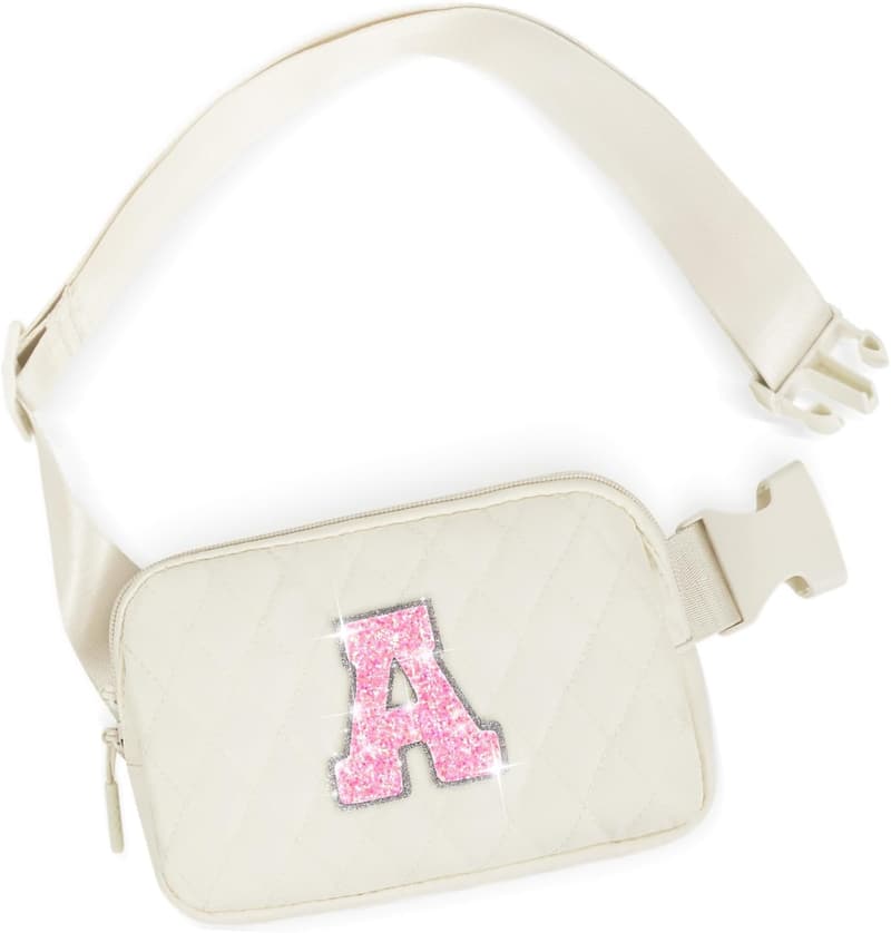 Birthday Crossbody Bag for Teen Girls - Cute Cream Purse