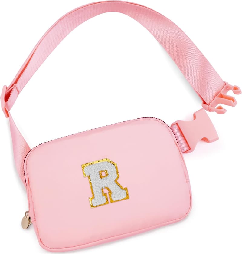 Personalized Peach Waist Pack for Wife's Birthday or Anniversary