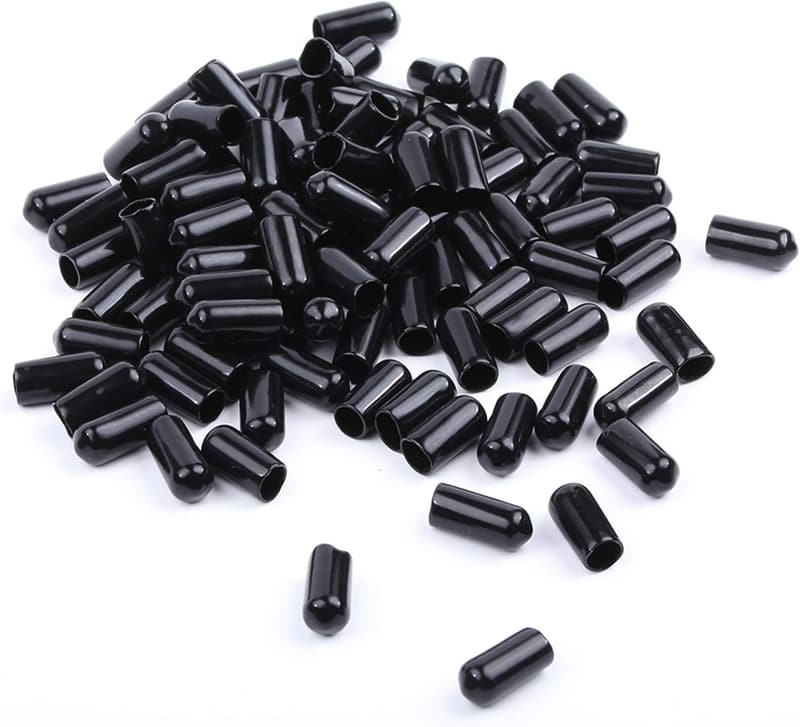 100 Pcs Olive Oil Bottle Pourer Dust Covers - Rubber Caps