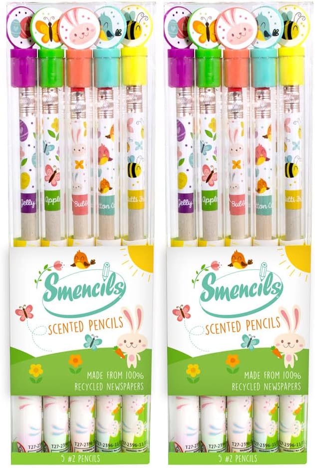 Easter Gift: Gourmet Scented Pencils 2-Pack for Kids